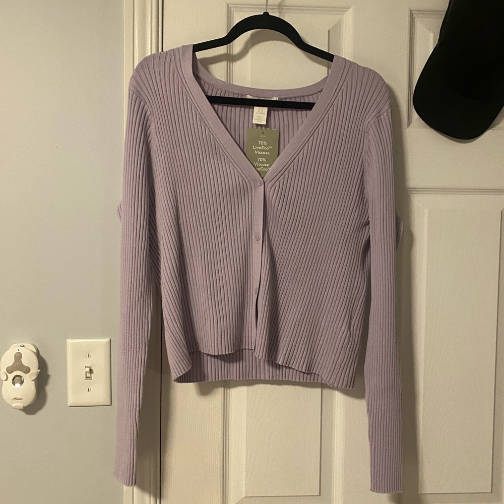 NWT H&M Ribbed Cardigan - Picture 3 of 8